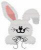 Bunny with Bow Pocket Topper Free Embroidery Design