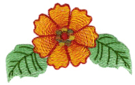 Prim Rose Free Embroidery Design