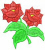 Double Roses Free Embroidery Design