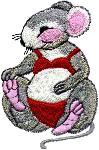 Bikini Mouse Free Embroidery Design