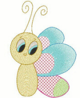 Cute Butterfly 1 Free Embroidery Design