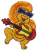 Squirrel & Guitar Free Embroidery Design