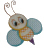 Cute Bee Free Embroidery Design