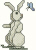 Cross Stitched Bunny & Butterfly Free Embroidery Design