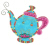 Applique Teapot Free Embroidery Design