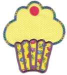 Applique Cupcake Free Embroidery Design