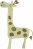Simple Giraffe Free Embroidery Design