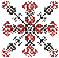 Decorative Cross Stitch Free Embroidery Design