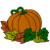 Pumpkin With Leaves Free Embroidery Design