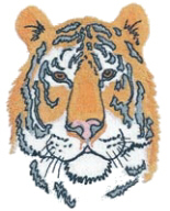 Realistic Tiger Head Free Embroidery Design