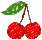 Two Cherries Free Embroidery Design