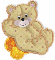 Applique Teddy Bear Free Embroidery Design