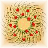 Berry Wreath Free Embroidery Design
