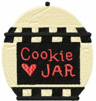 Cookie Jar Free Embroidery Design