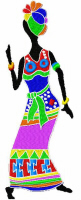 African Lady Free Embroidery Design